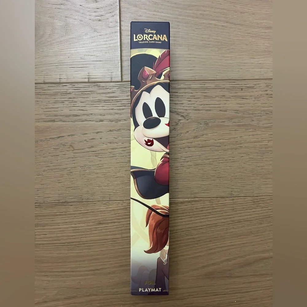 Disney Parks Exclusive Lorcana Mickey & Minnie Foil Playmat Carousel Rare